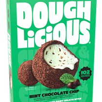 Mint Chocolate chip dough-chi